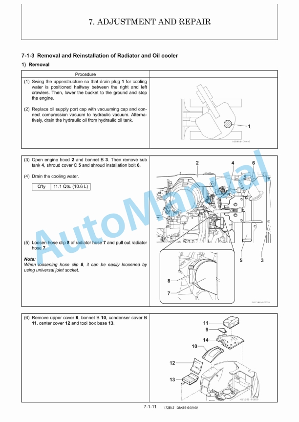 Yanmar SV100-2A (YCEE) Excavator Service Manual 5 Yanmar SV100-2A (YCEE) Excavator Service Manual - Image 5