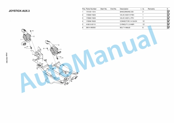Yanmar SV100-7-2PB Mini Excavator Parts Catalog-3