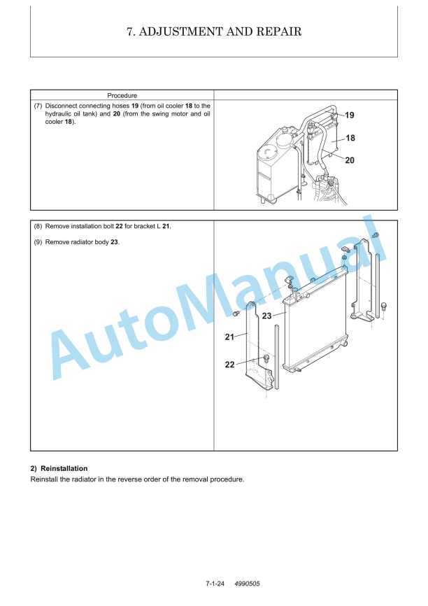 Yanmar SV100 Excavator Service Manual-4