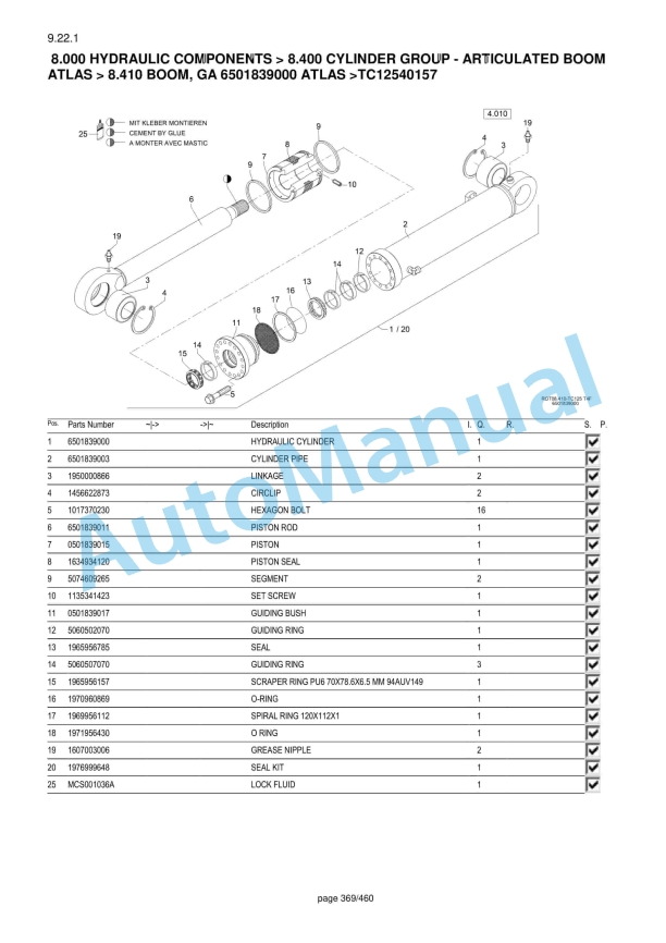 Yanmar SV120 V2 Hydraulic Excavator Parts Catalog-5