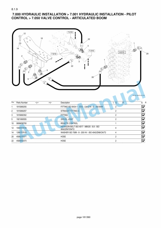 Yanmar SV120 V4 Hydraulic Excavator Parts Catalog-2
