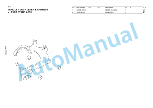 Yanmar SV15VT Mini Excavator Parts Catalog-2