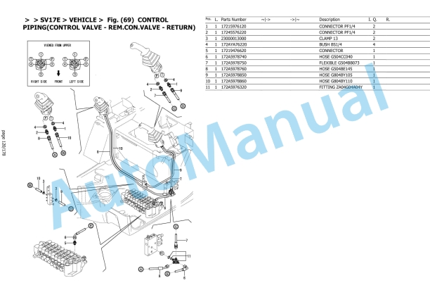 Yanmar SV17 Excavator Parts Catalog-3