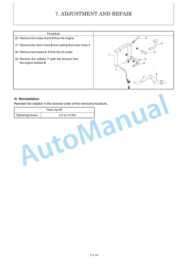 Yanmar SV18 Excavator Service Manual-5