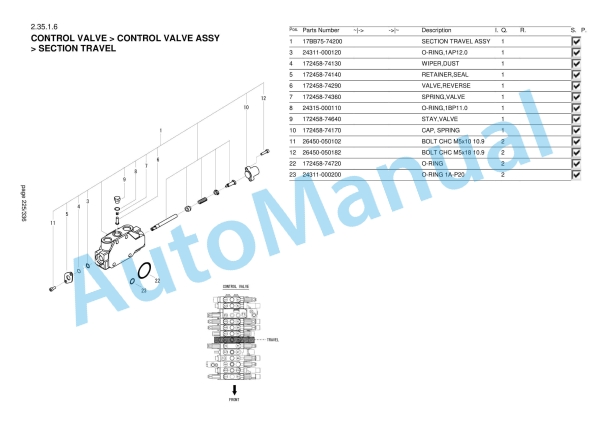 Yanmar SV19VT Mini Excavator Parts Catalog-3