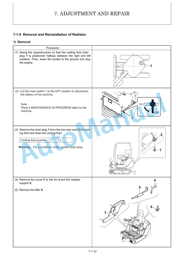 Yanmar SV22 Excavator Service Manual-5