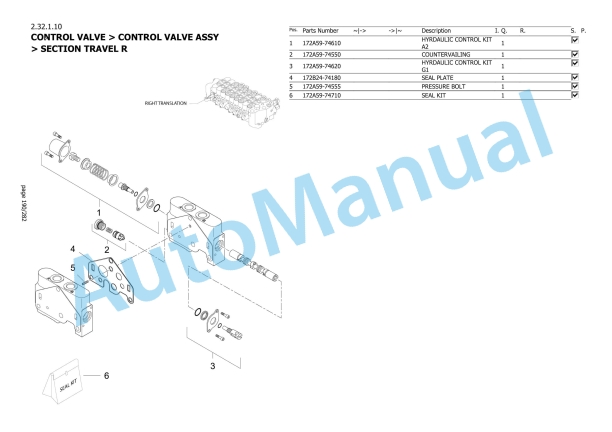 Yanmar SV22 Mini Excavator Parts Catalog-3