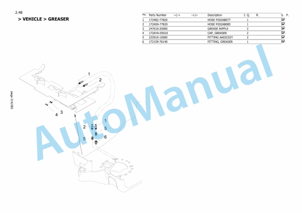 Yanmar SV22 Mini Excavator Parts Catalog-4