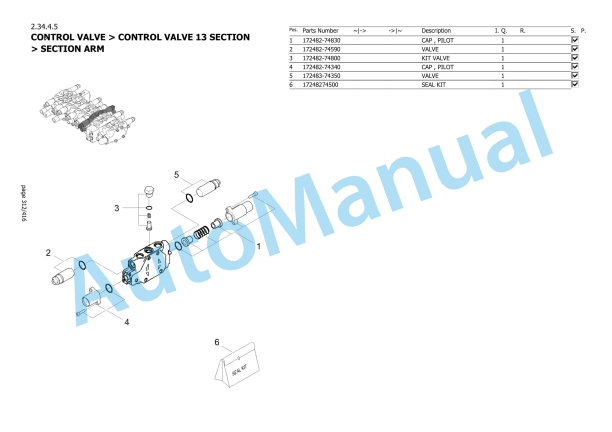 Yanmar SV26 Mini Excavator Parts Catalog-4