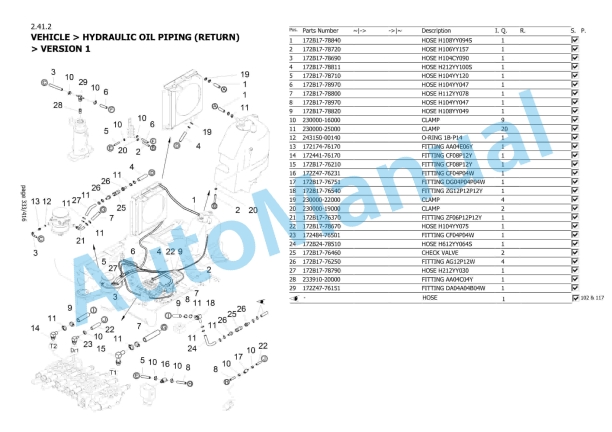 Yanmar SV26 Mini Excavator Parts Catalog-5