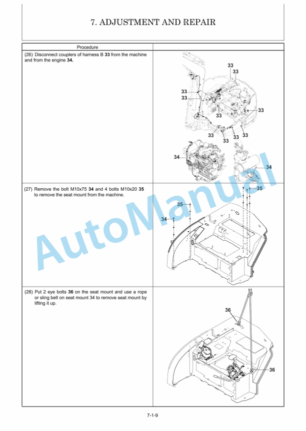 Yanmar SV60-B Excavator Service Manual 5 Yanmar SV60-B Excavator Service Manual - Image 5