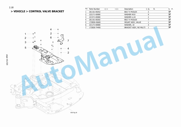 Yanmar SV60-B Mini Excavator Parts Catalog-2