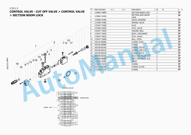 Yanmar SV60-B Mini Excavator Parts Catalog-3