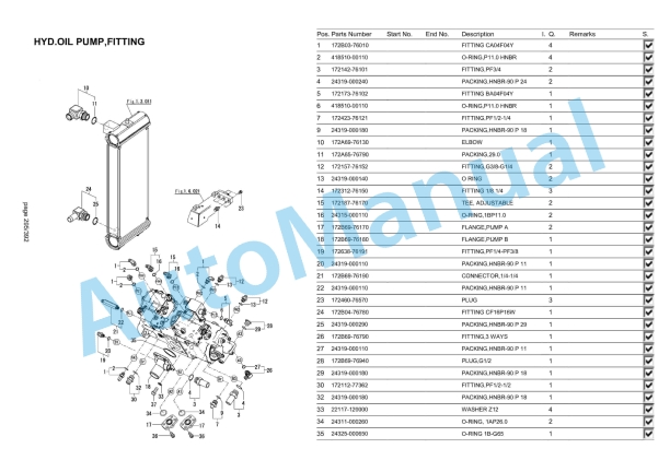 Yanmar SV86-7-2PB Mini Excavator Parts Catalog-4