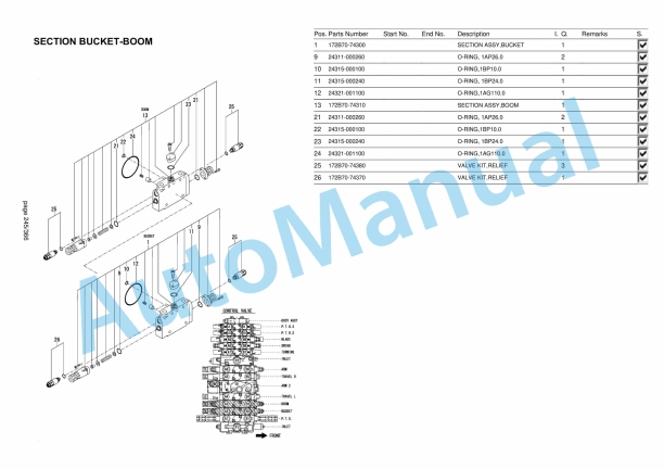 Yanmar SV86-7 Mini Excavator Parts Catalog-3
