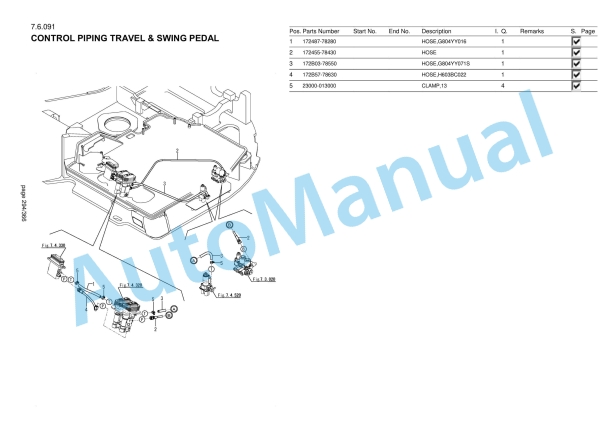 Yanmar SV86-7 Mini Excavator Parts Catalog-5