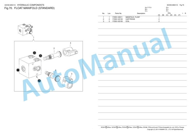 Yanmar T175-1 Compact Track Loader Parts Catalog 5 Yanmar T175-1 Compact Track Loader Parts Catalog - Image 5