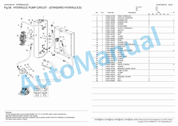 Yanmar T210-1 Compact Track Loader Parts Catalog 0CK50-M00120EN 3 Yanmar T210-1 Compact Track Loader Parts Catalog 0CK50-M00120EN - Image 3
