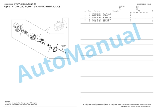 Yanmar T210-1 Compact Track Loader Parts Catalog 0CK50-M00120EN 4 Yanmar T210-1 Compact Track Loader Parts Catalog 0CK50-M00120EN - Image 4
