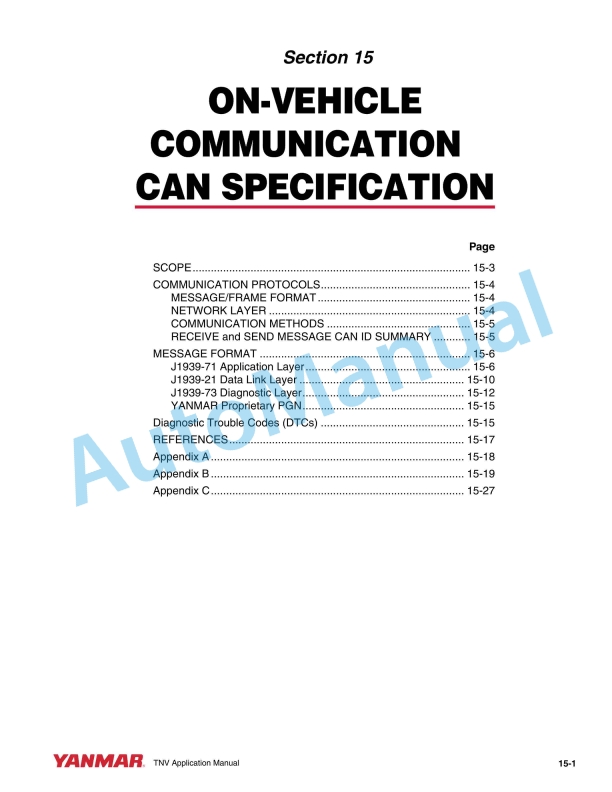 Yanmar TNV Series Engine Service Manual-4