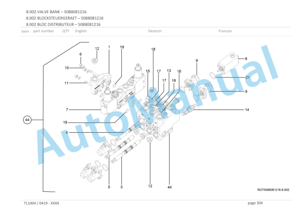 Yanmar V100 Tier 4 Wheel Loader Parts Catalog-4
