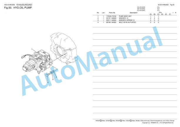 Yanmar V3-6 Wheel Loader Parts Catalog 3 Yanmar V3-6 Wheel Loader Parts Catalog - Image 3