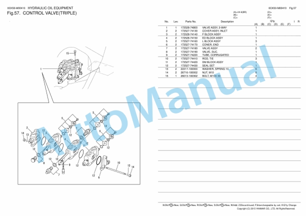 Yanmar V4-6 (BR) Wheel Loader Parts Catalog 4 Yanmar V4-6 (BR) Wheel Loader Parts Catalog - Image 4