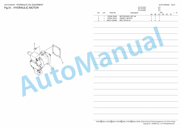 Yanmar V4-6 Wheel Loader Parts Catalog 4 Yanmar V4-6 Wheel Loader Parts Catalog - Image 4