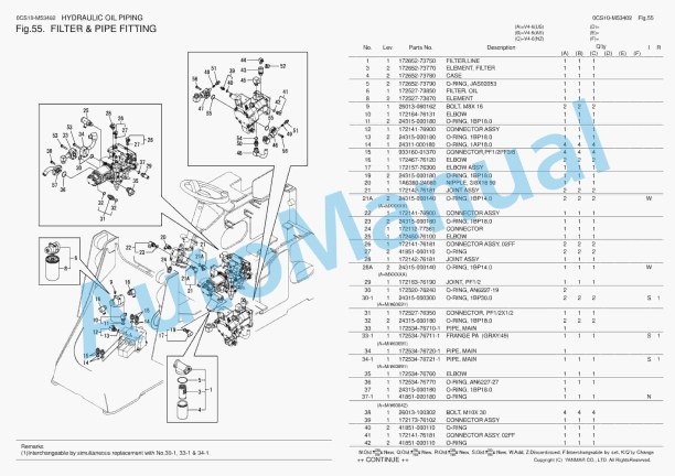 Yanmar V4-6 Wheel Loader Parts Catalog 5 Yanmar V4-6 Wheel Loader Parts Catalog - Image 5