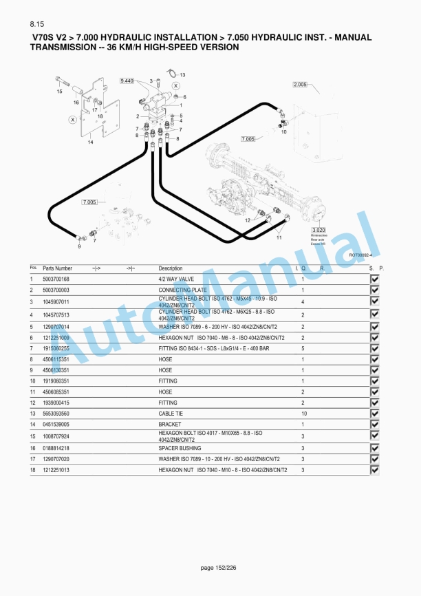 Yanmar V70S Wheel Loader Parts Catalog-3