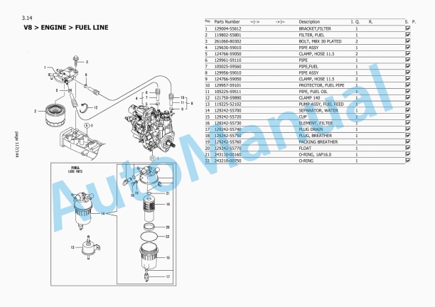 Yanmar V8 Wheel Loader Parts Catalog-5