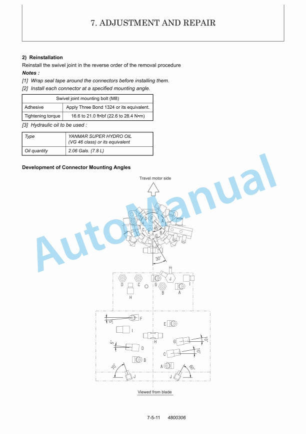 Yanmar ViO10-2 (EP) Excavator Service Manual 5 Yanmar ViO10-2 (EP) Excavator Service Manual - Image 5