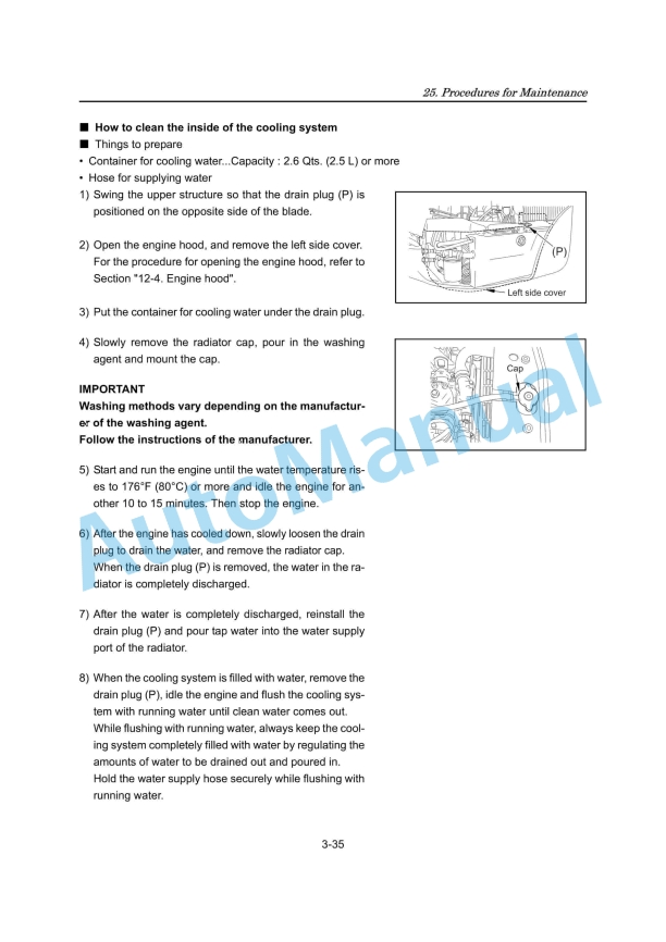 Yanmar ViO10 (EP) Excavator Operation And Maintenance Manual 4 Yanmar ViO10 (EP) Excavator Operation And Maintenance Manual - Image 4