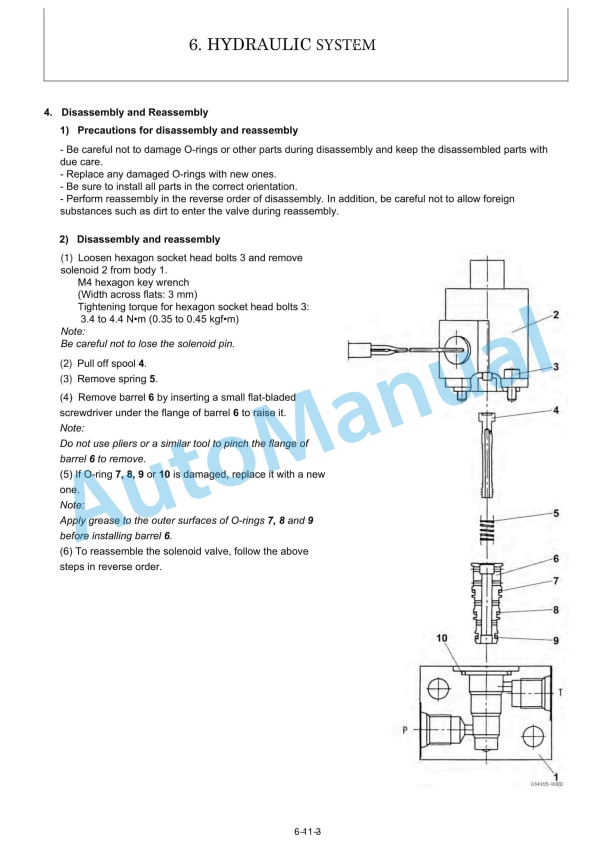 Yanmar ViO12-2A Excavator Service Manual 3 Yanmar ViO12-2A Excavator Service Manual - Image 3