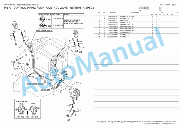 Yanmar ViO15-2 Crawler Backhoe Parts Catalog Y00S4181 5 Yanmar ViO15-2 Crawler Backhoe Parts Catalog Y00S4181 - Image 5