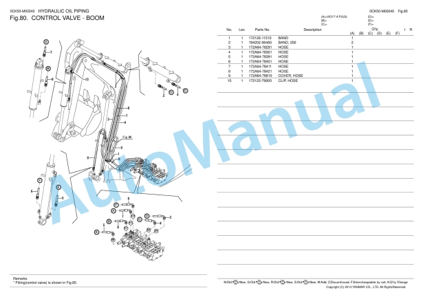 Yanmar ViO17-A Excavator Parts Catalog 5 Yanmar ViO17-A Excavator Parts Catalog - Image 5