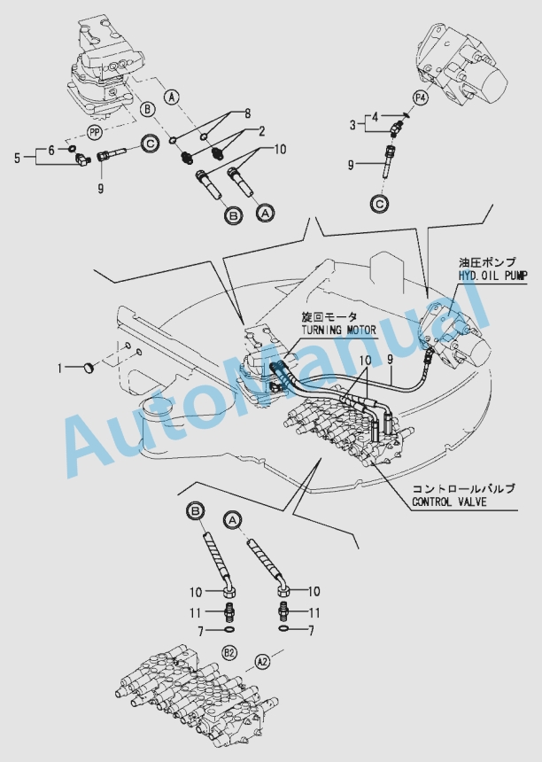 Yanmar ViO20-2 Crawler Backhoe Parts Catalog Y00K3762 4 Yanmar ViO20-2 Crawler Backhoe Parts Catalog Y00K3762 - Image 4
