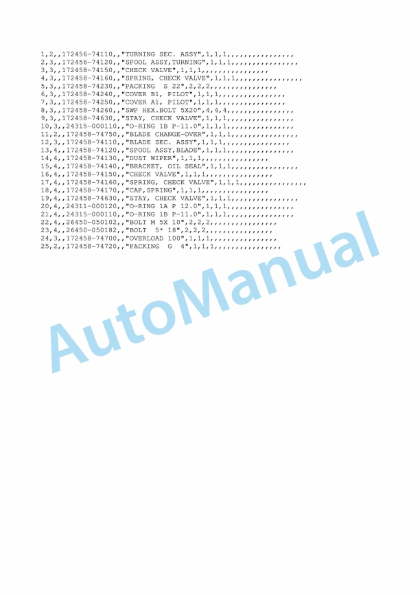 Yanmar ViO20-3 Crawler Backhoe Parts Catalog 4 Yanmar ViO20-3 Crawler Backhoe Parts Catalog - Image 4