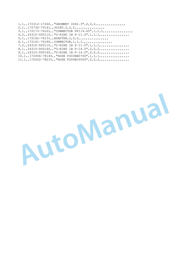 Yanmar ViO20-3 Crawler Backhoe Parts Catalog 5 Yanmar ViO20-3 Crawler Backhoe Parts Catalog - Image 5