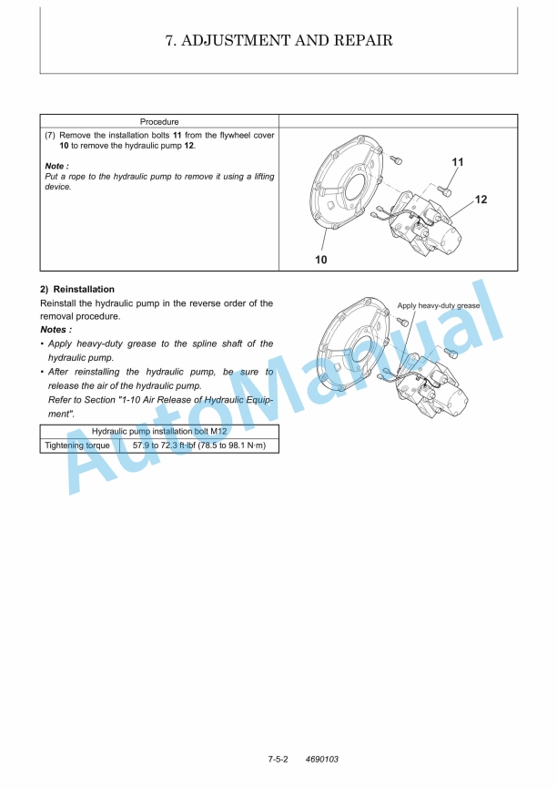 Yanmar ViO20 Excavator Service Manual-5