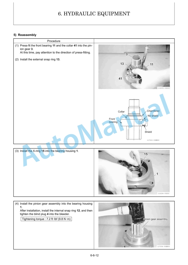 Yanmar ViO23-6 Mini Excavator Service Manual 3 Yanmar ViO23-6 Mini Excavator Service Manual - Image 3