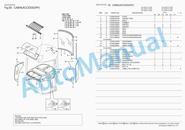 Yanmar ViO27-2 Crawler Backhoe Parts Catalog 0CS10-G41102 2 Yanmar ViO27-2 Crawler Backhoe Parts Catalog 0CS10-G41102 - Image 2