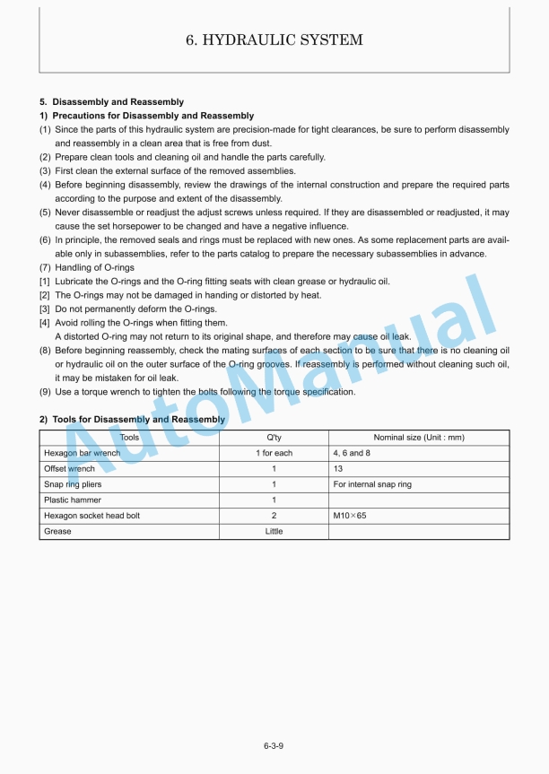 Yanmar ViO27-6 Excavator Service Manual 2 Yanmar ViO27-6 Excavator Service Manual - Image 2