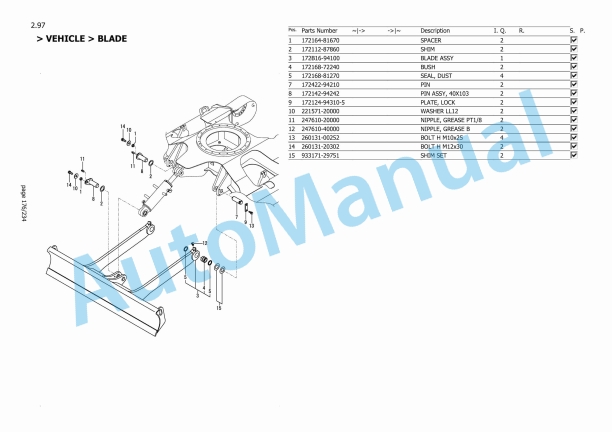 Yanmar ViO27-6 Mini Excavator Parts Catalog-4