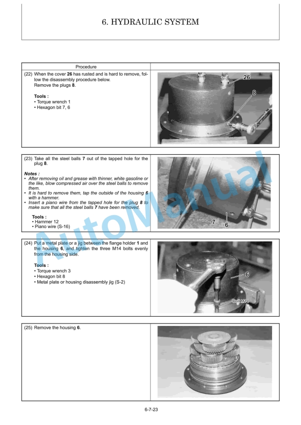 Yanmar ViO27-6 Mini Excavator Service Manual 4 Yanmar ViO27-6 Mini Excavator Service Manual - Image 4