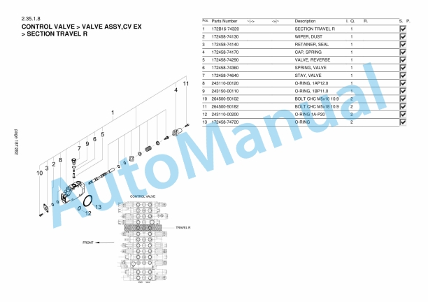Yanmar ViO27-6(CM) Mini Excavator Parts Catalog-3