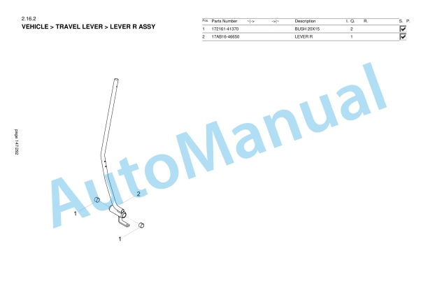 Yanmar ViO27LW-6 Mini Excavator Parts Catalog-2