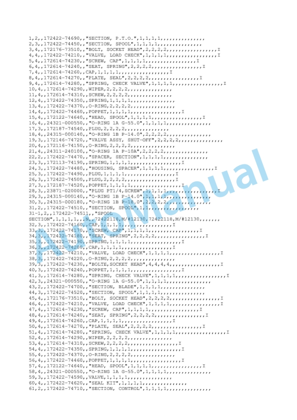 Yanmar ViO30-1 Crawler Backhoe Parts Catalog Y00K3433 3 Yanmar ViO30-1 Crawler Backhoe Parts Catalog Y00K3433 - Image 3
