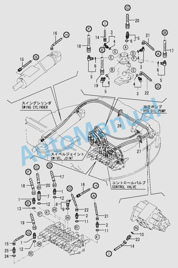 Yanmar ViO30-2 Crawler Backhoe Parts Catalog Y00K3672 5 Yanmar ViO30-2 Crawler Backhoe Parts Catalog Y00K3672 - Image 5