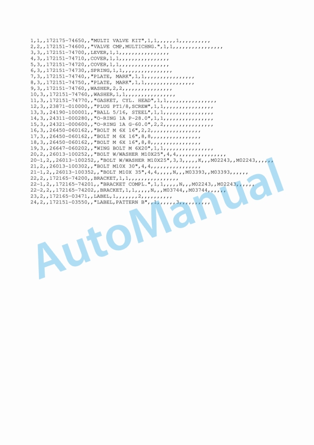 Yanmar ViO30 Crawler Backhoe Parts Catalog Y00K2922 3 Yanmar ViO30 Crawler Backhoe Parts Catalog Y00K2922 - Image 3